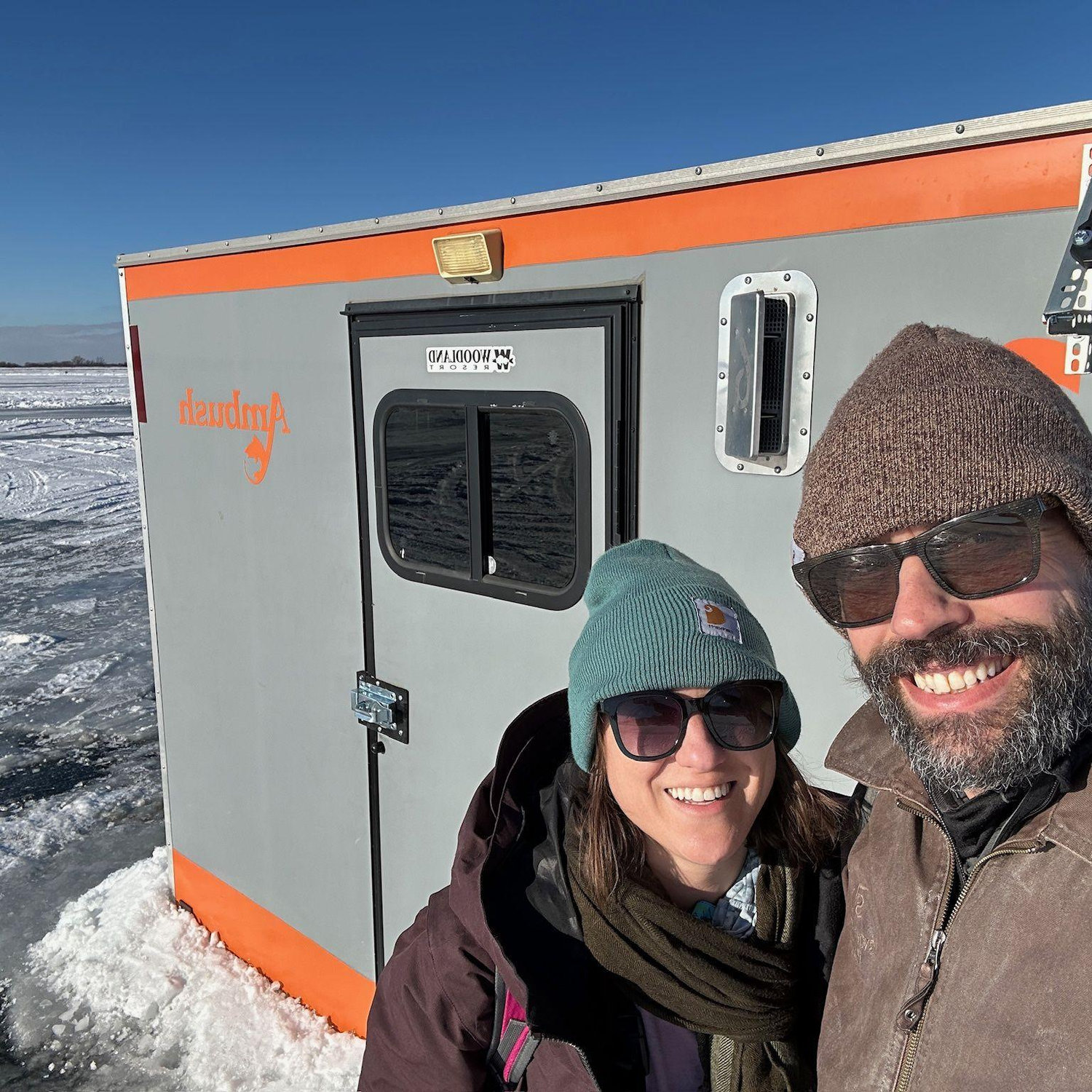 Ice fishing in ND to ring in the new year