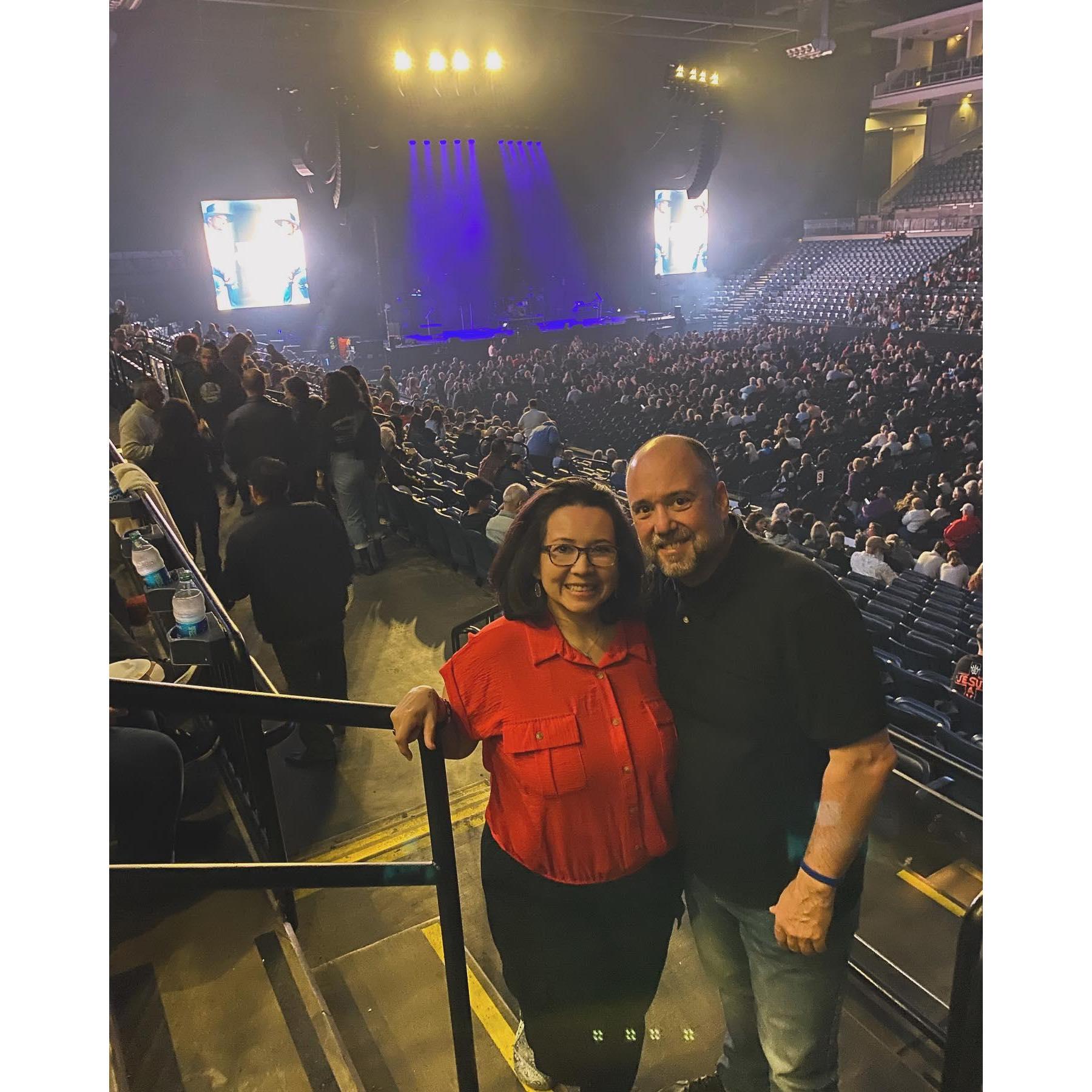 Mercy Me Concert! We see a lot more concerts in our future.