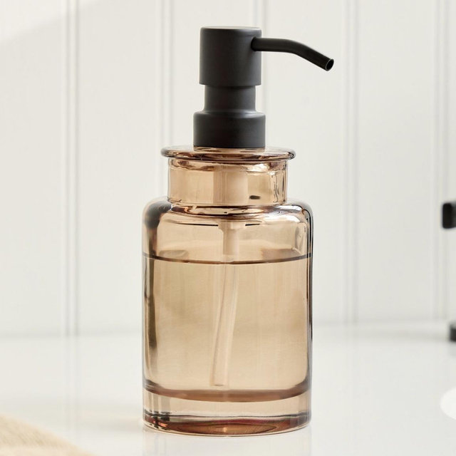 Apothecary Glass Bath Soap Pump