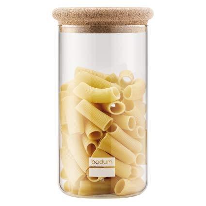 Bodum 8650-109-2 Yohki Coffee Storage Jar with Cork Lid, 2.0 l, 68 oz