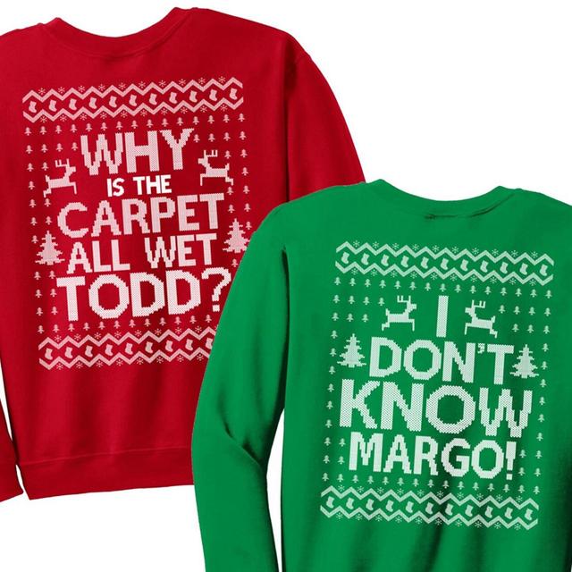 Christmas Sweatshirts, Ugly Christmas Sweater, Matching Couple Sweatshirts, Todd Margo - Items 1220/1221