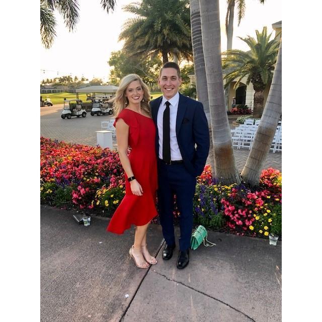 At the beautiful Bolock's wedding in Naples.