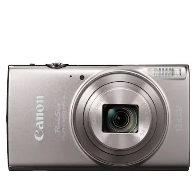 Canon - PowerShot ELPH 360 HS A Full HD Video 20.2-Megapixel Digital Camera - Silver
