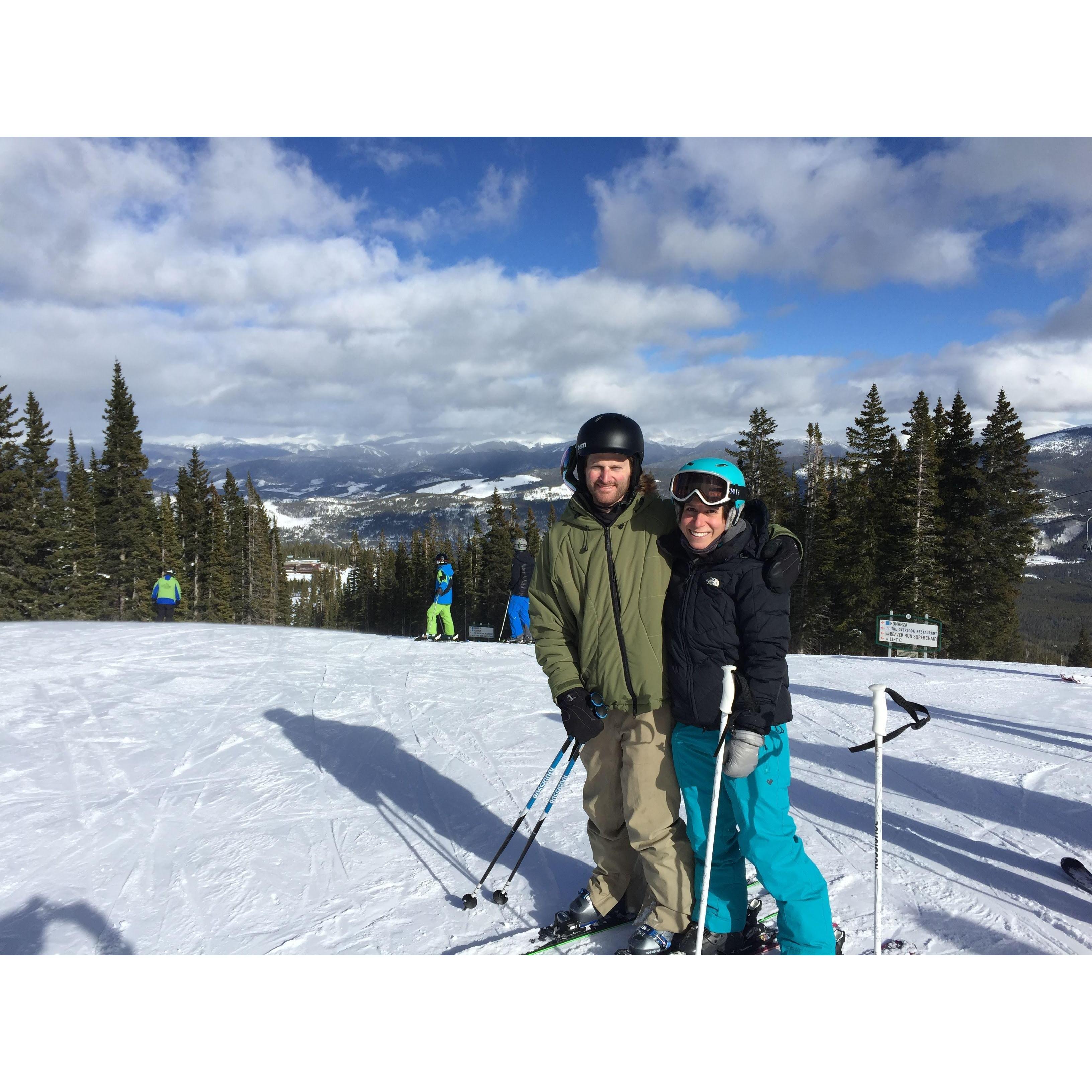 Skiing in Breckenridge
