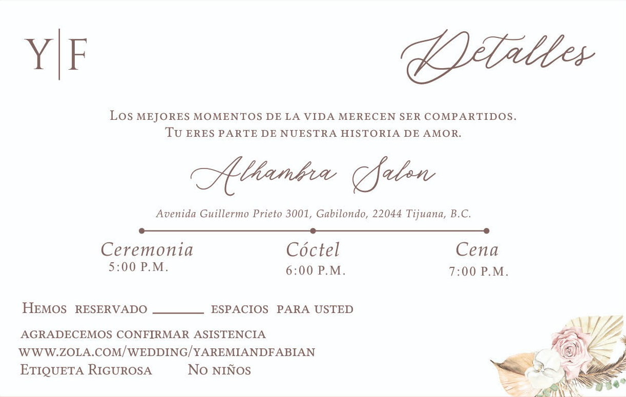 The Wedding Website of Yaremi Flores and Fabian Garcia-Brown