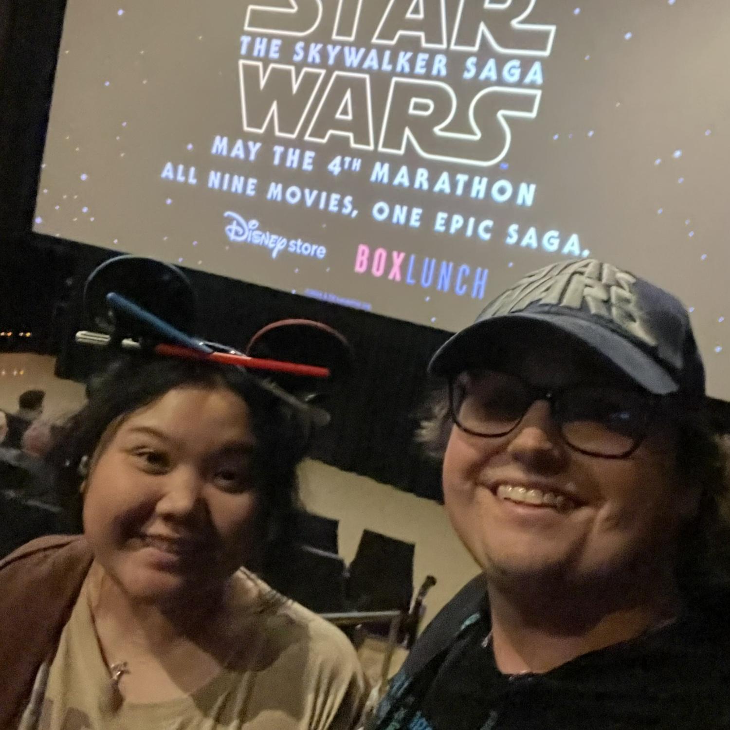 Star Wars 24 hour marathon. All 9 movies back to back