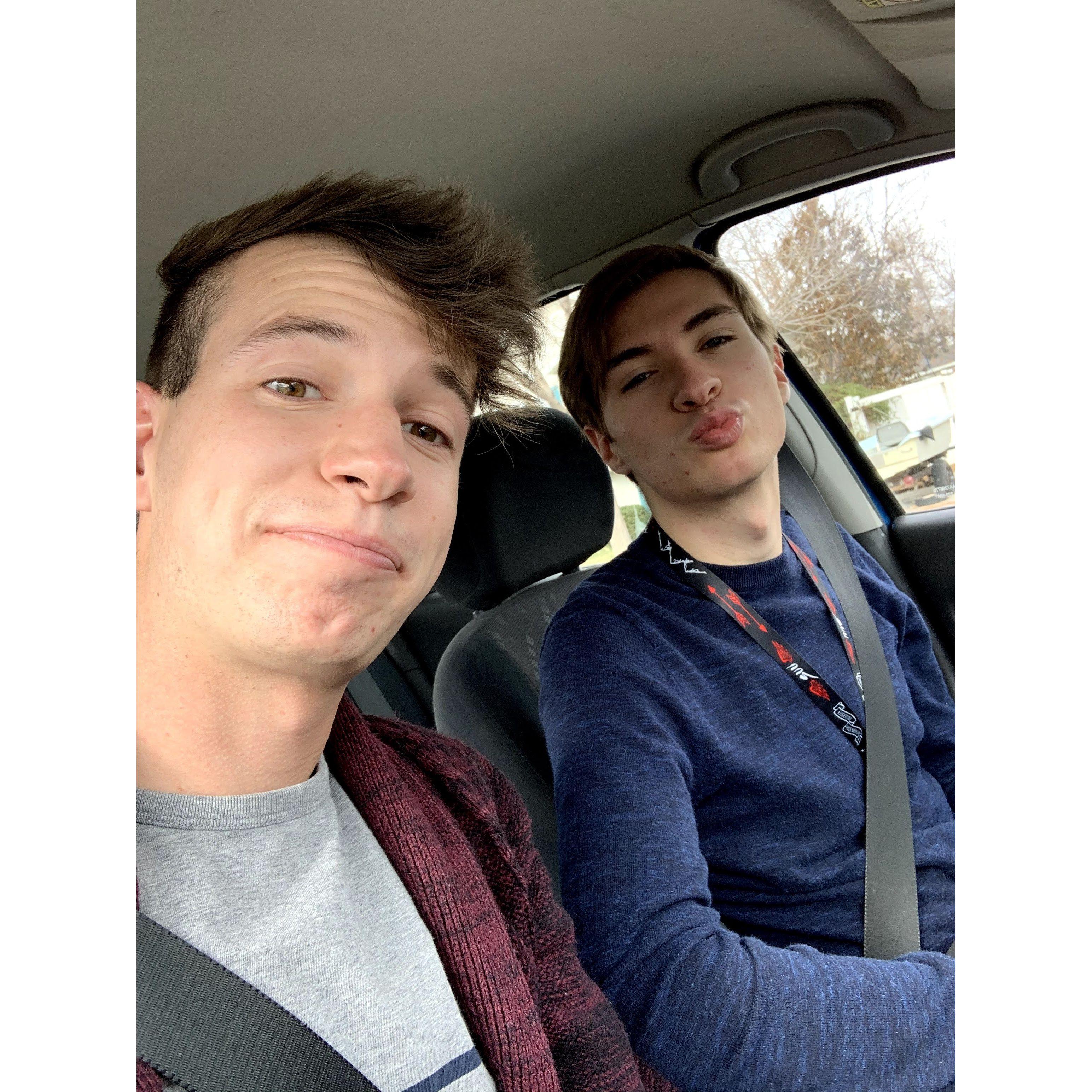 One of our first dates