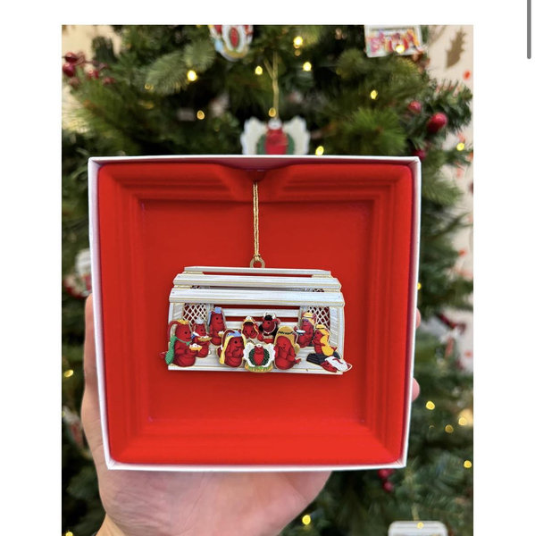 THE LOBSTER NATIVITY ORNAMENT