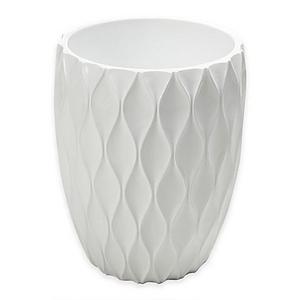 Roselli Trading Wave Wastebasket