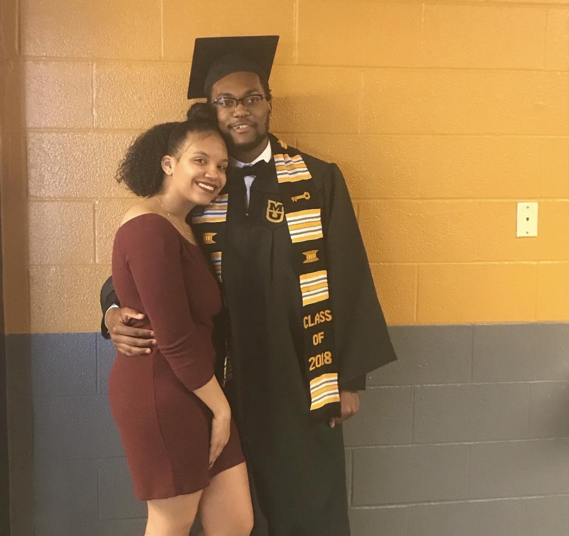 Kenneth graduates college! M-I-Z