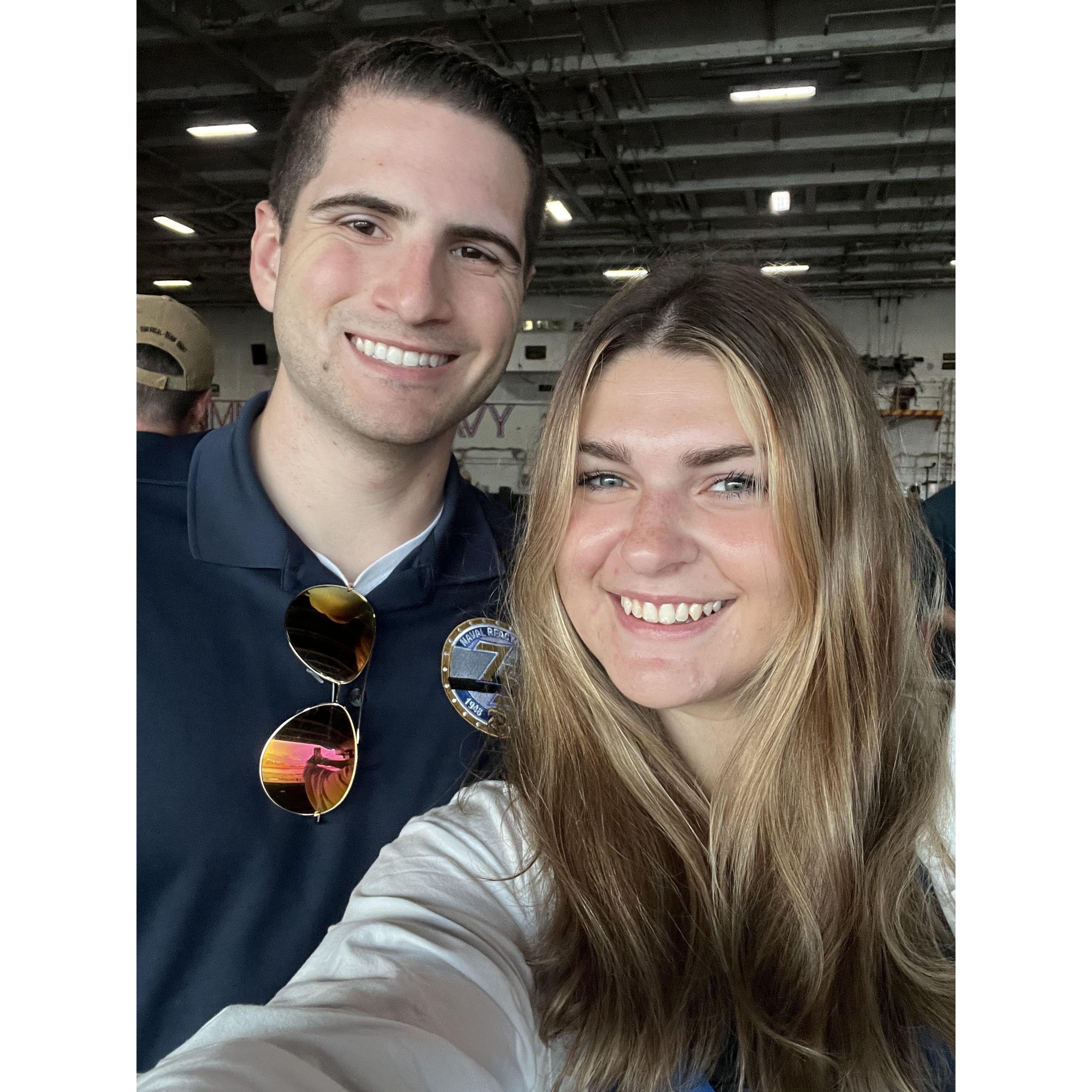 we did a carrier ride tour together and survived 24 hours straight awake with each other!