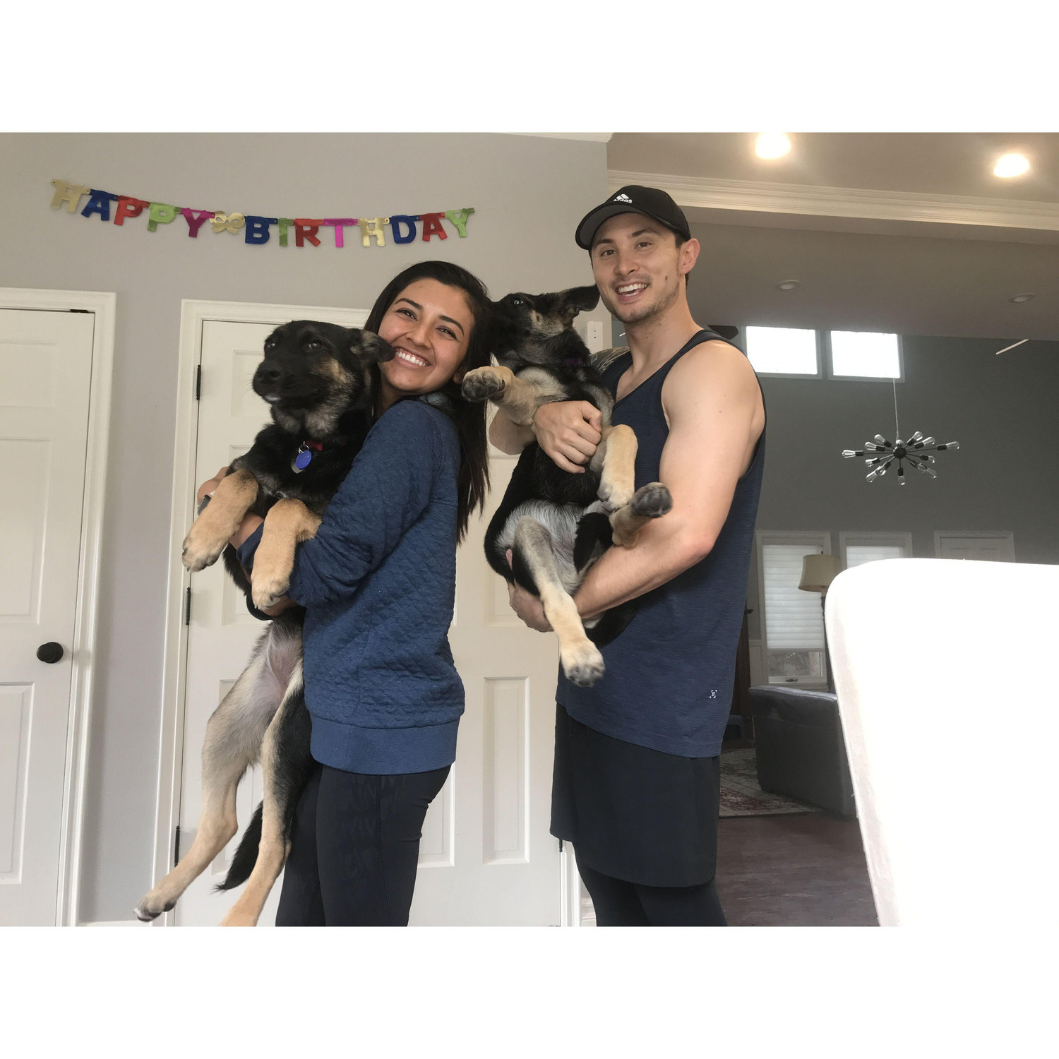 fostering Nala and her sister in 2019