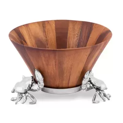 Arthur Court Designs Tall Coastal Crab Salad Bowl