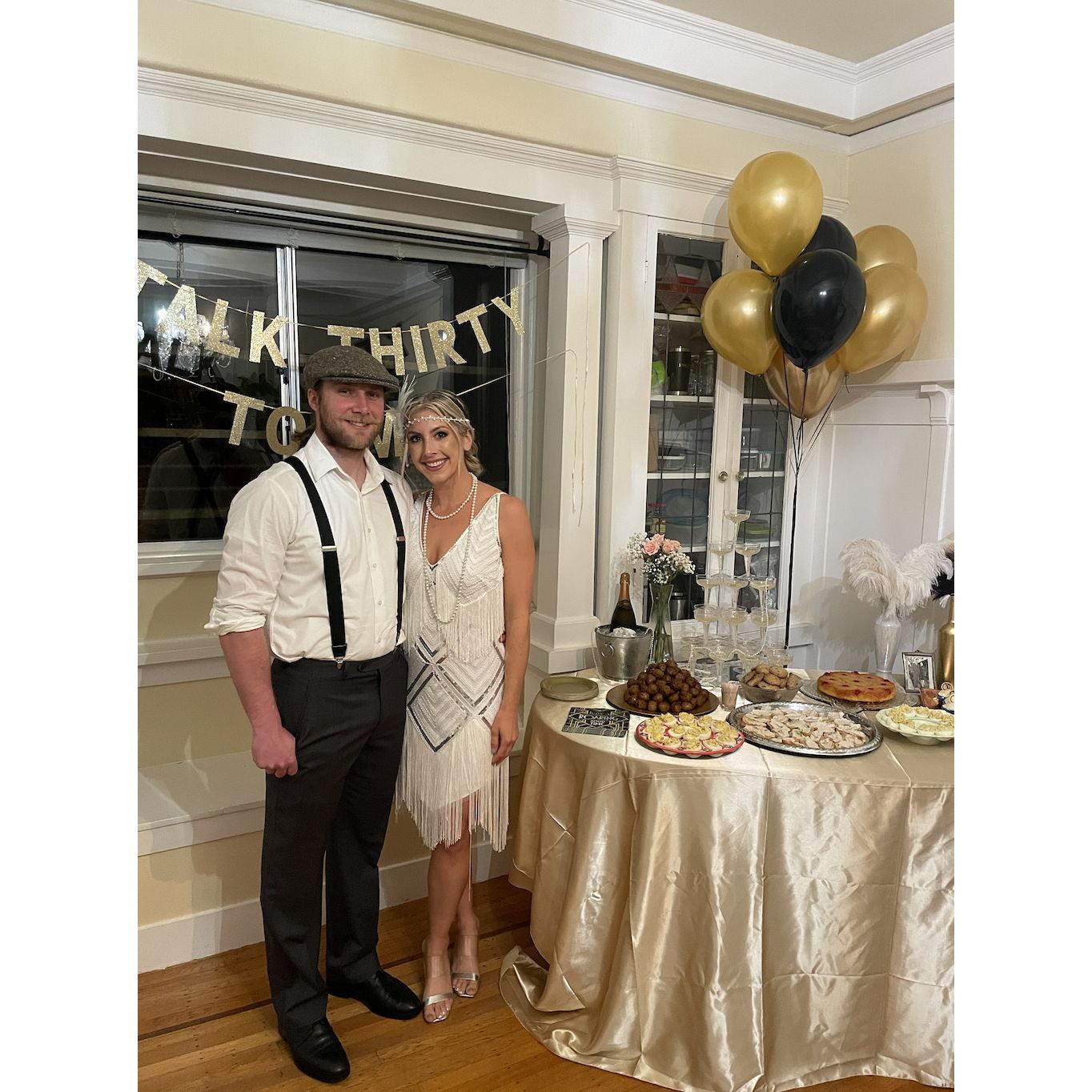 Steph's 30th Birthday, celebrating the "end of her roaring 20s"
