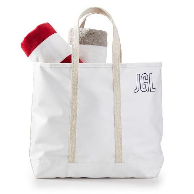 Mark & Graham x Steele Waterproof Tote, Large, White