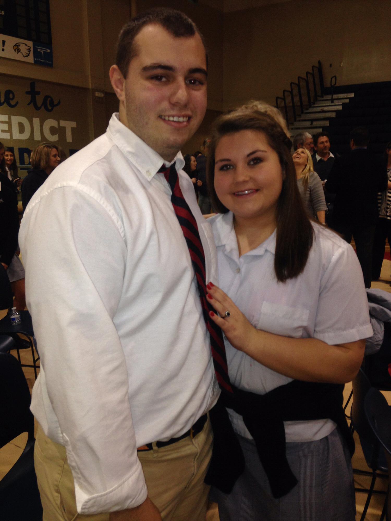 Junior class ring ceremony