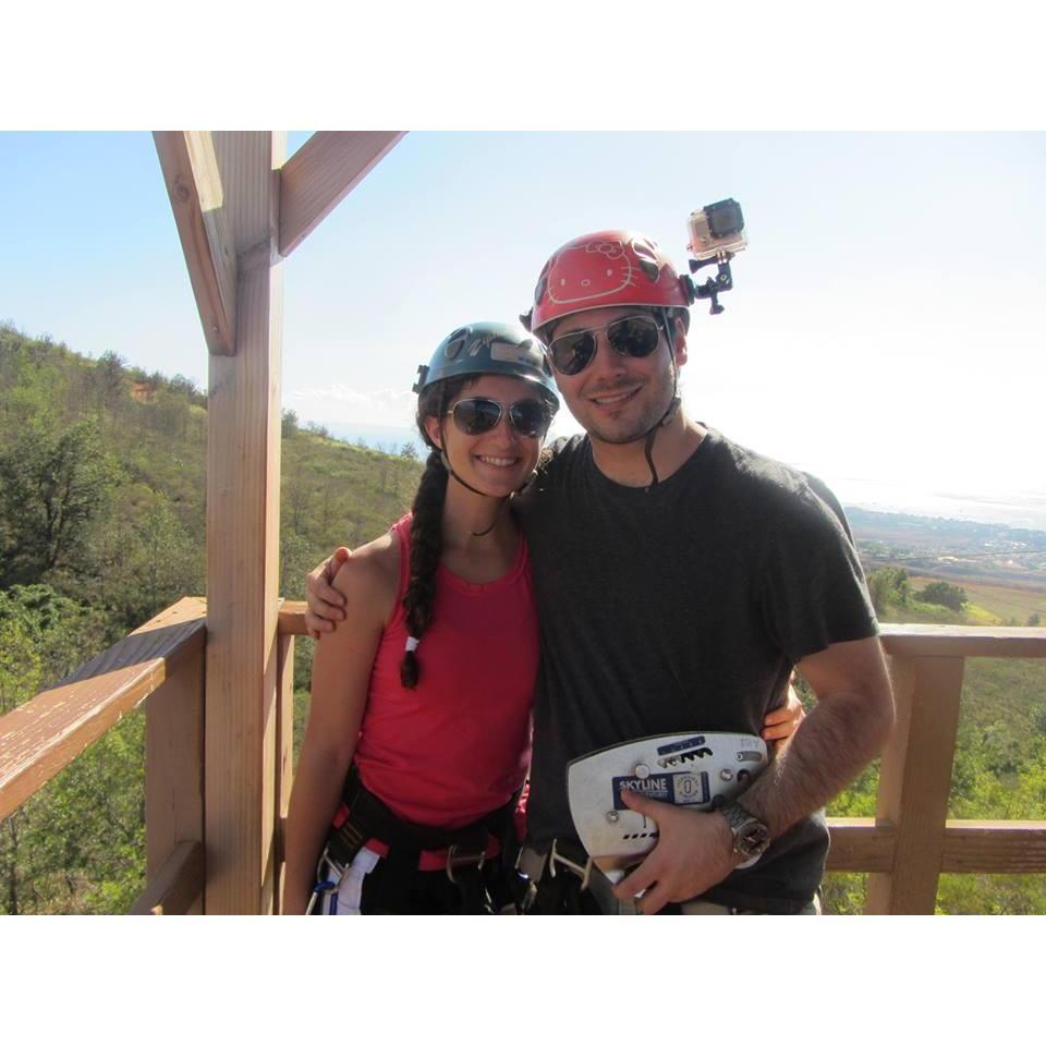 Zip-lining through the Hawaiian hills