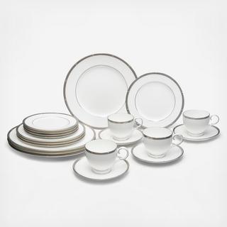 Rochelle 20-Piece Dinnerware Set, Service For 4