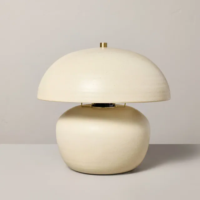 Mushroom Table Lamp Sour Cream - Hearth & Hand™ with Magnolia