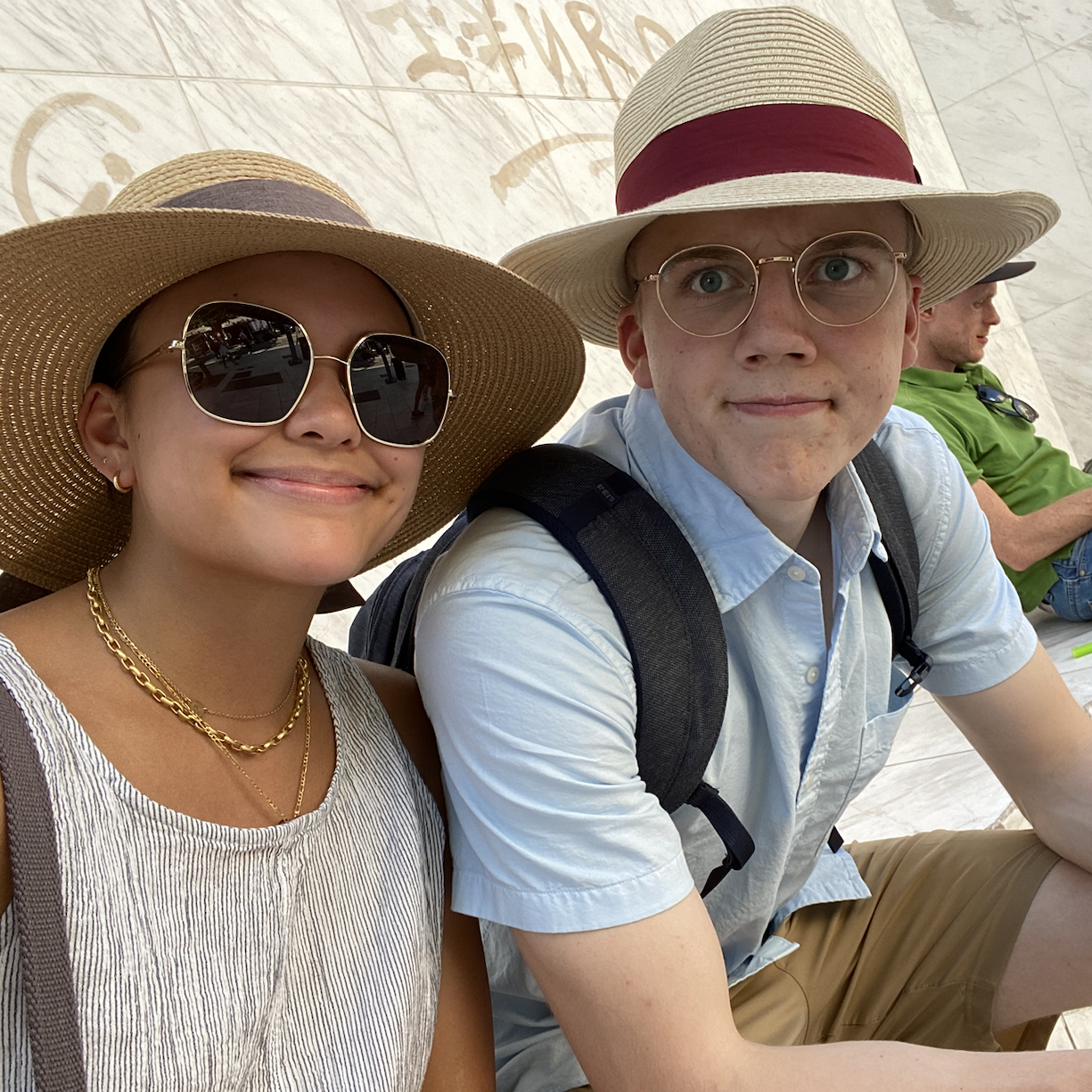 Exploring antiquities in Athens