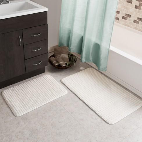 Jacquard Memory Foam Bath Mat Set - Yorkshire Home