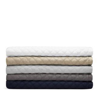 Double Diamond Coverlet, Charcoal Queen - 100% Exclusive