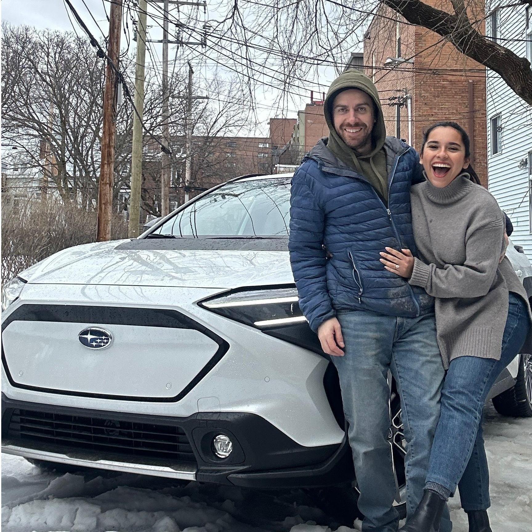We got our first car in February 2024. We were officially starting our life together!