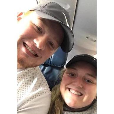 Our first trip together; we went to a festival in Florida!
