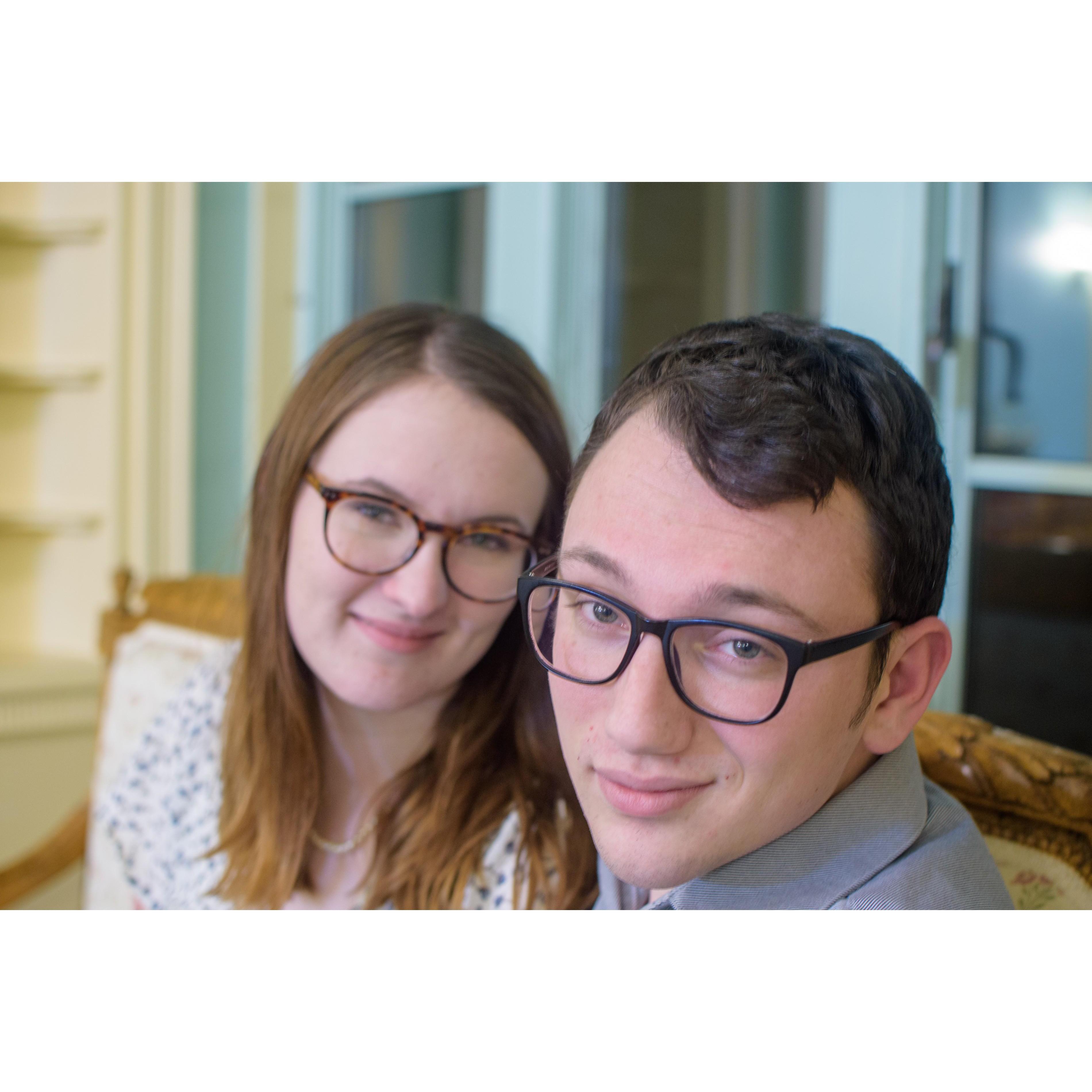 This is one of our wonderful engagement photos!