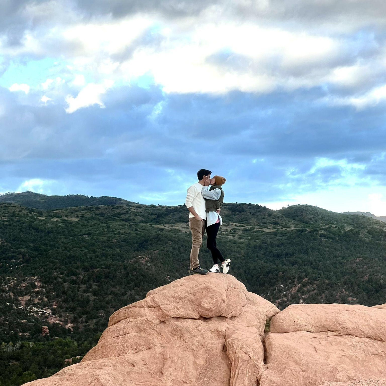 On a mountain in Colorado