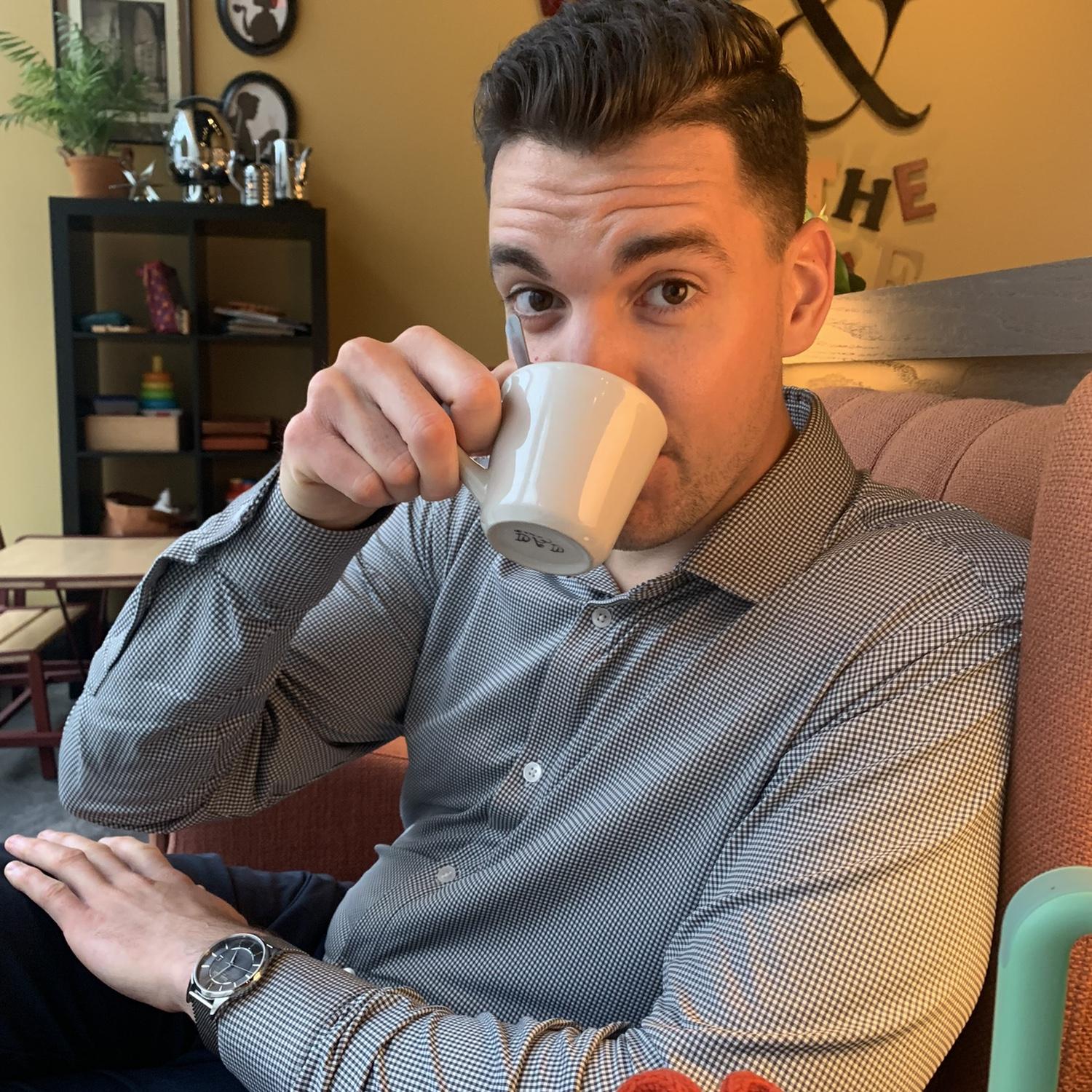 One of many coffee dates!