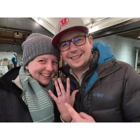 Picture of us after the second proposal