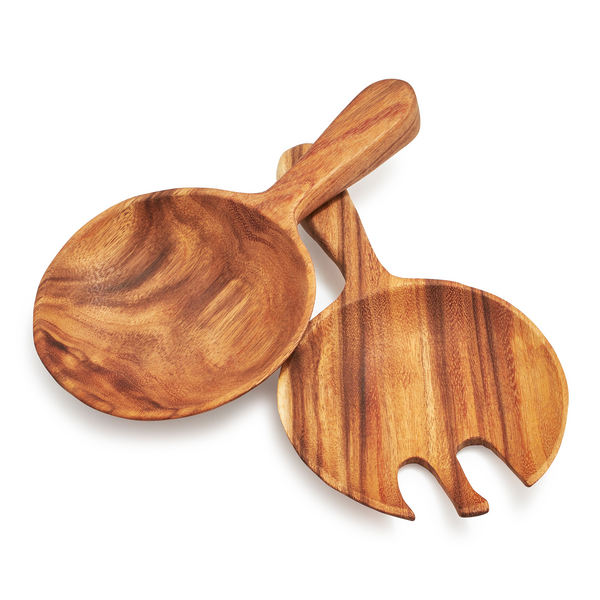 Acacia Servers, Set of 2