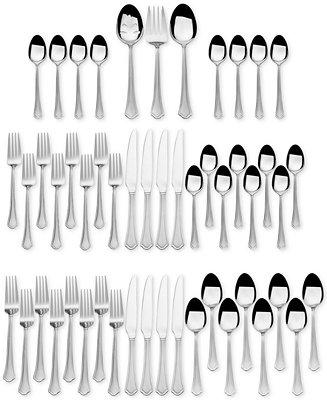 Stainless Steel 51-Pc. Capri Frost Collection, Service for 8, Only at Macy's