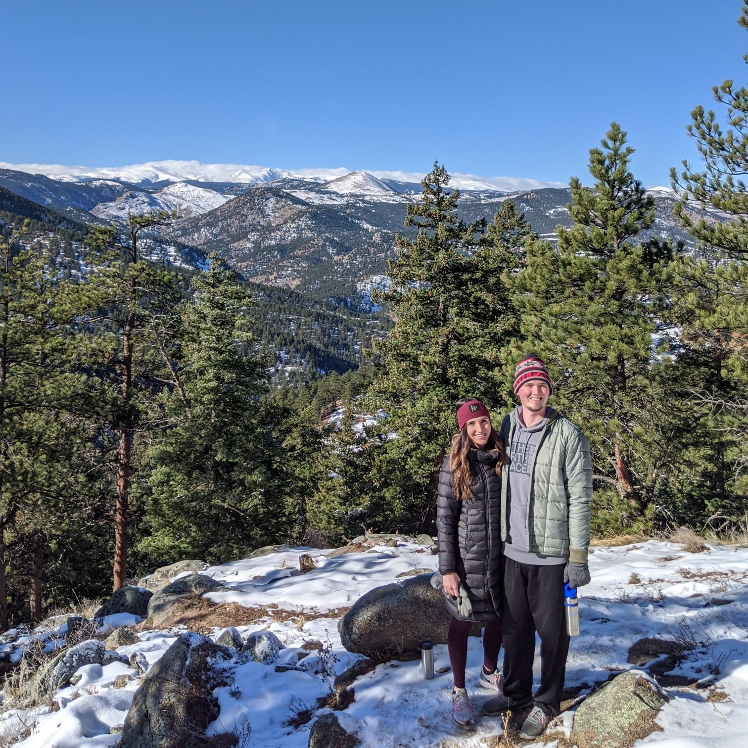 A picture from our fun vacation to Colorado together.