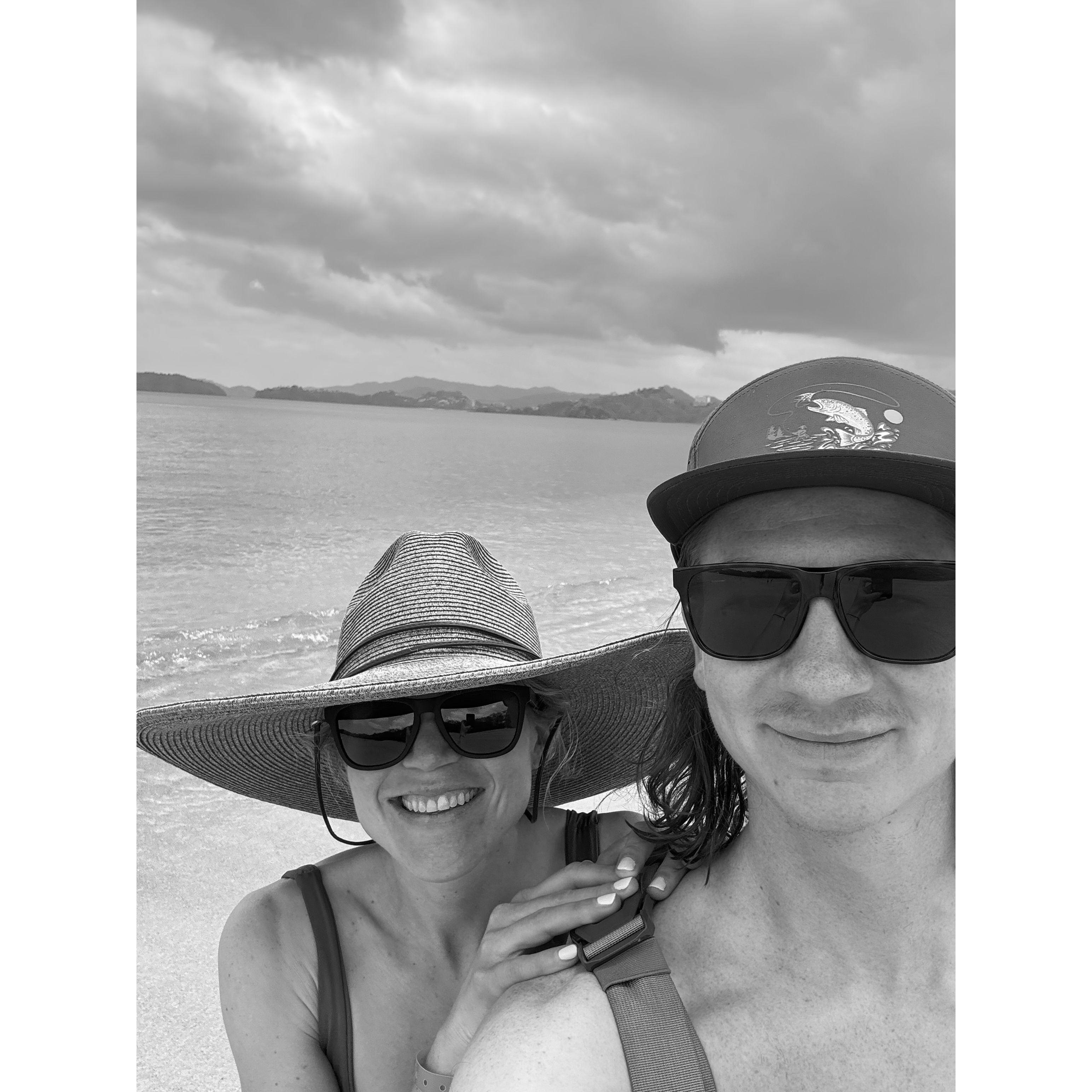 Our first trip out of the country together--Costa Rica