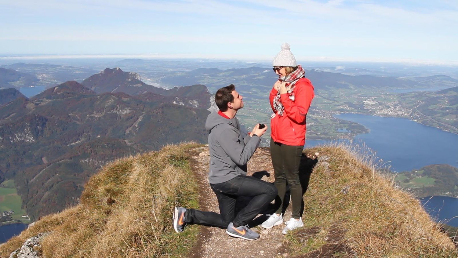 The most amazing proposal!
Schafberg Mountain, St. Wolfgang Austria 2017