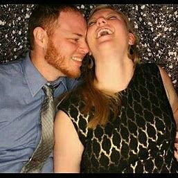 A perfectly-timed photobooth tickle at a friend's wedding