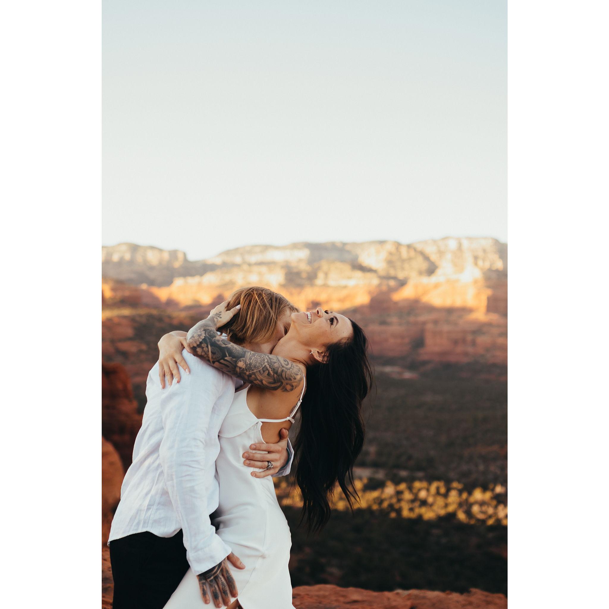 He was whispering naughty nothings to me right here hehe