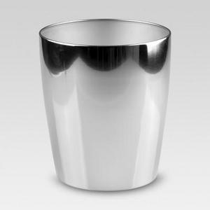 Steel Round Wastebasket Chrome - Threshold™