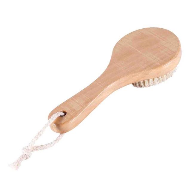 Vegetable Brush, 7.87x3.15 Inch Wood Potato Scrubber with Long Ergonomic Handle Fruit Scrub Brush Carrot Brush Cleaning Veggie Brush Wooden Dish Brush for Kitchen Cleaning Food Vegetable Kitchenware