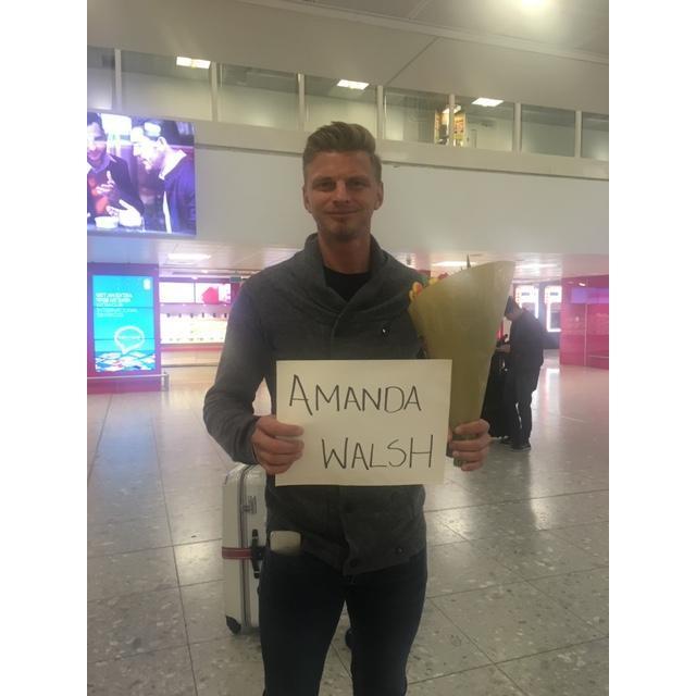 Phillip picking me up from the airport!
