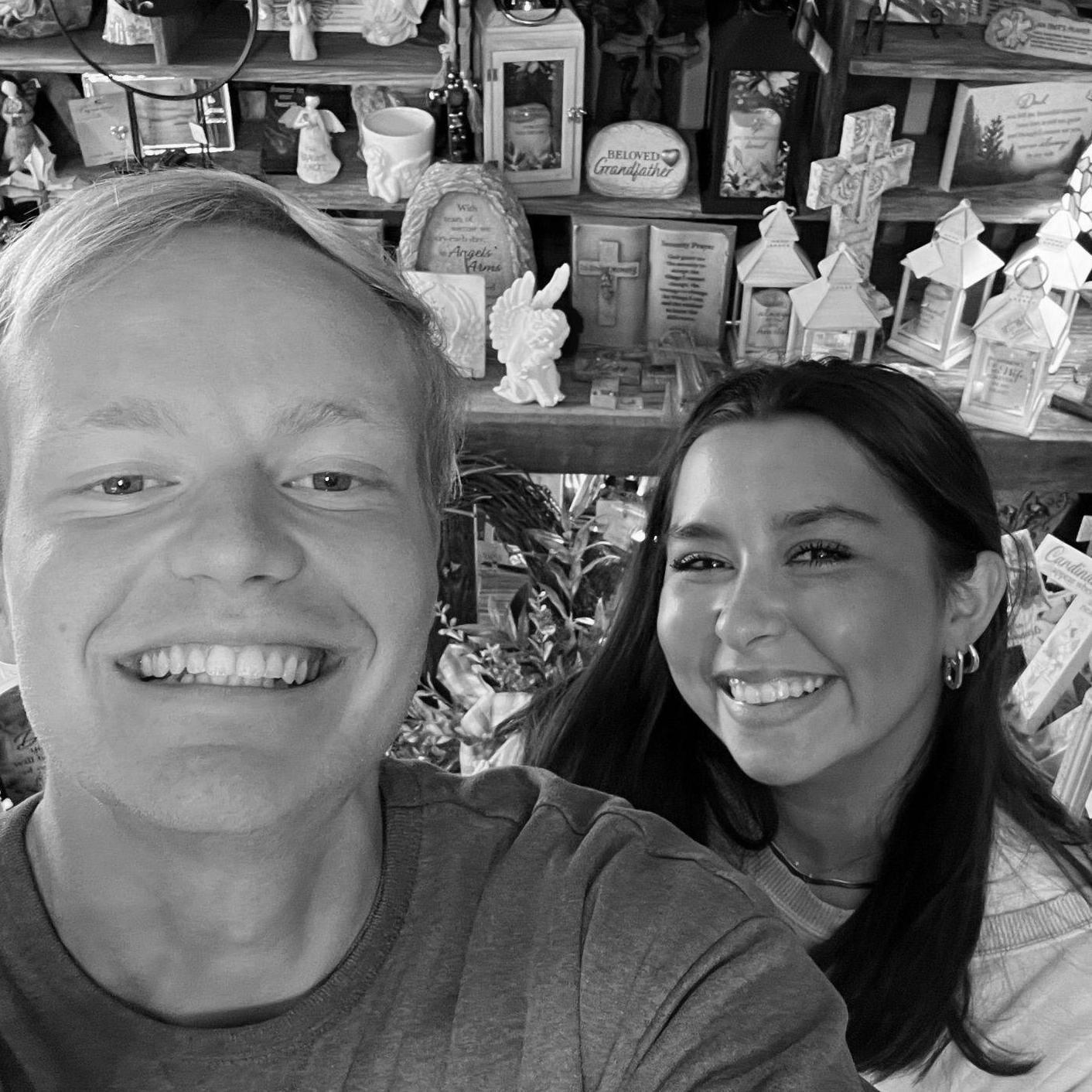 A picture from right before we started officially dating!