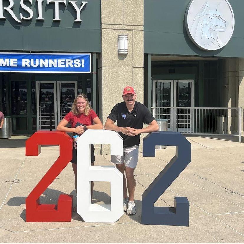 Packet pickup for the Air Force Marathon