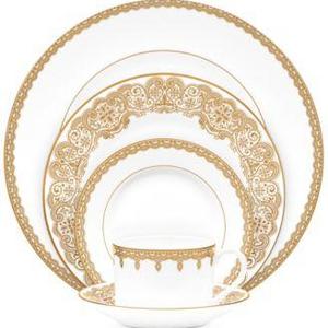 Waterford - Lismore Lace Gold 5 Piece Place Setting