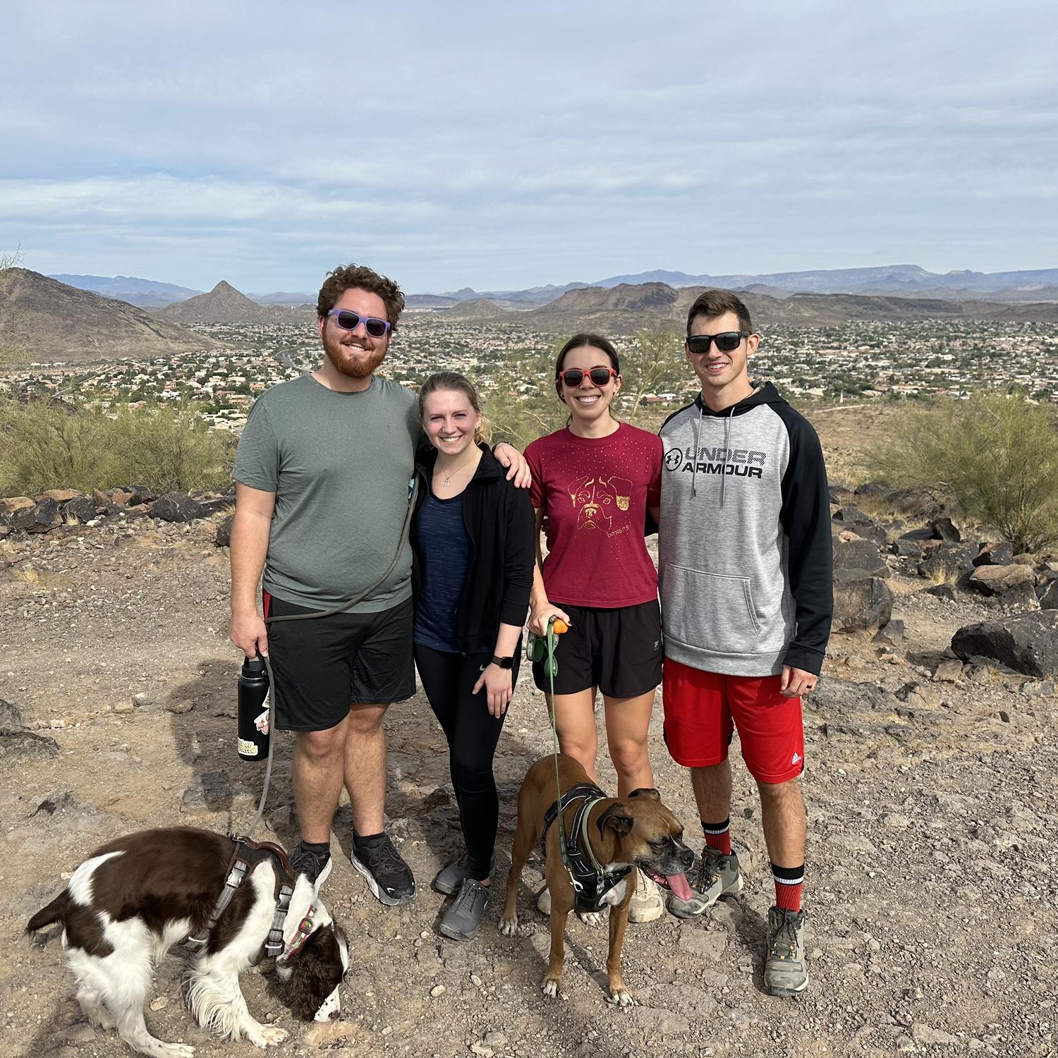 Thunderbird Mountain hike with the pups!