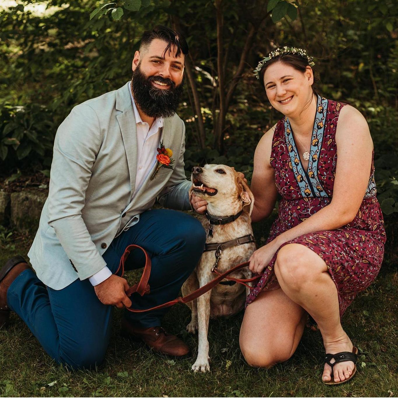 Our wedding.