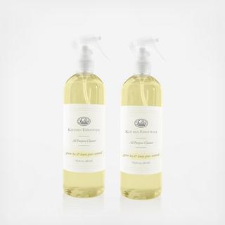 Green Tea & Lemon Grass All-Purpose Cleaner, Set of 2