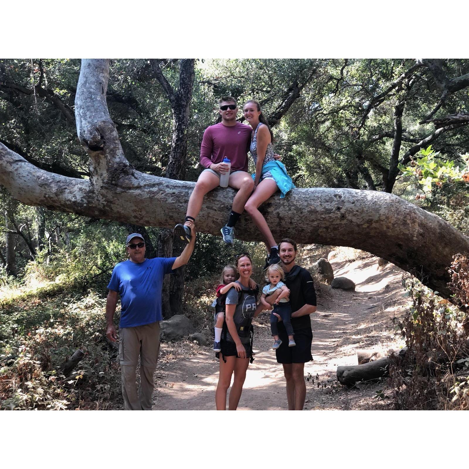 On a hike in California with Joe, Leslie, Mariah, Morgan, and Jim! PC: Paula
September 2020