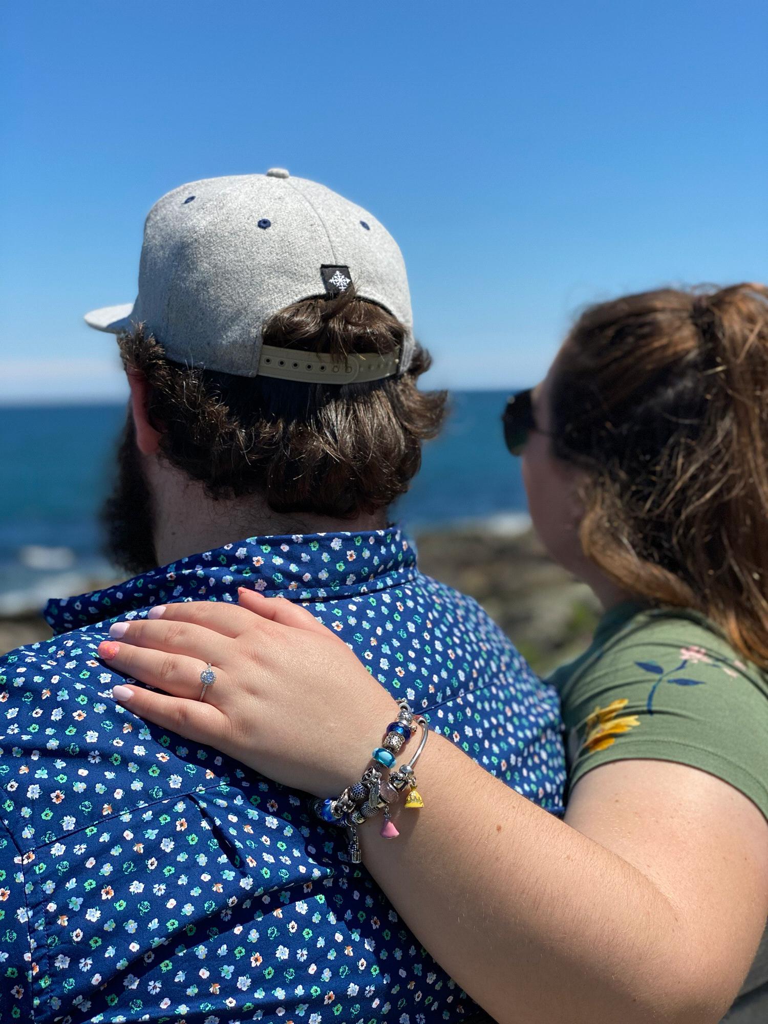 Right after getting engaged!